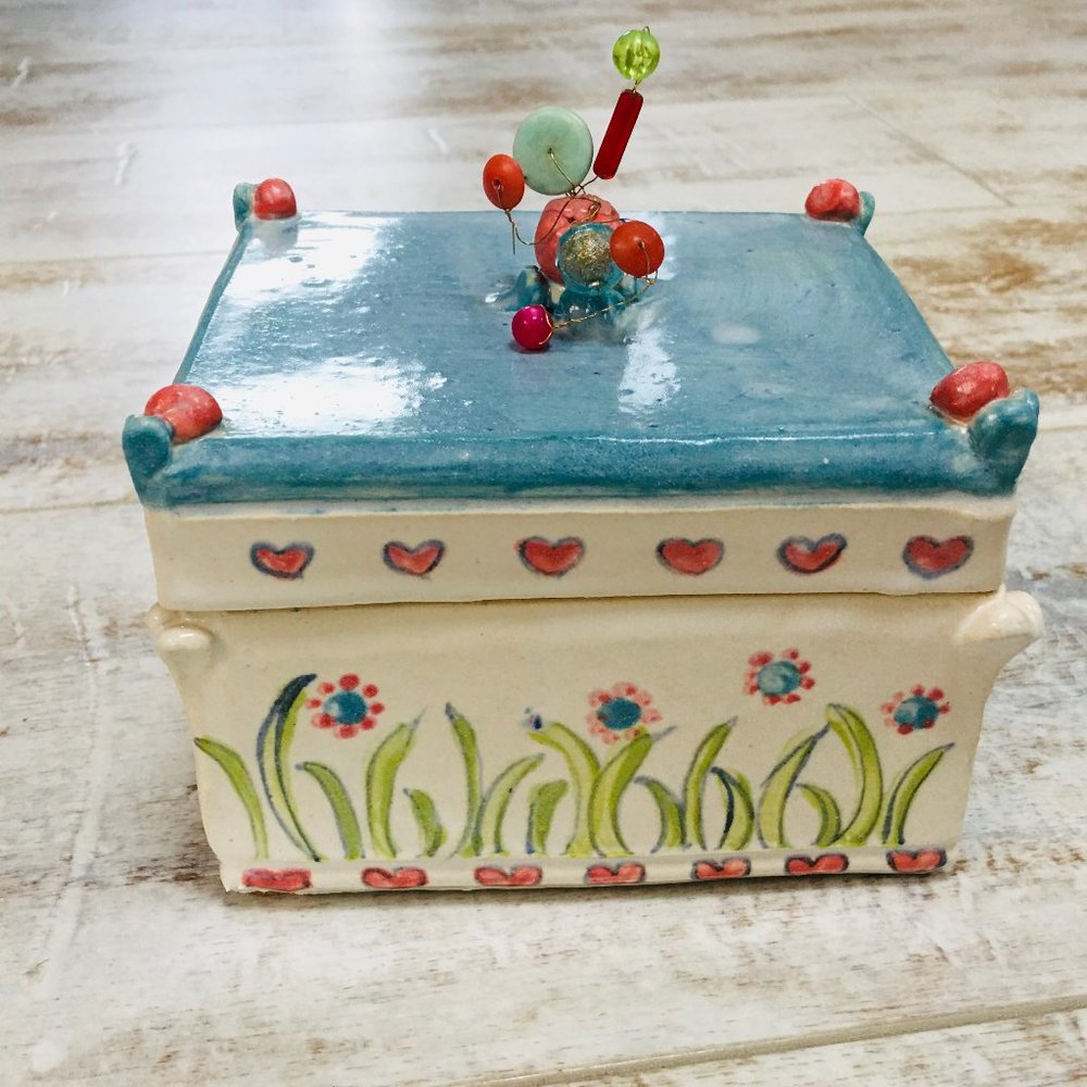One-of-a-Kind Artisan Made Treasure Box/Organizer